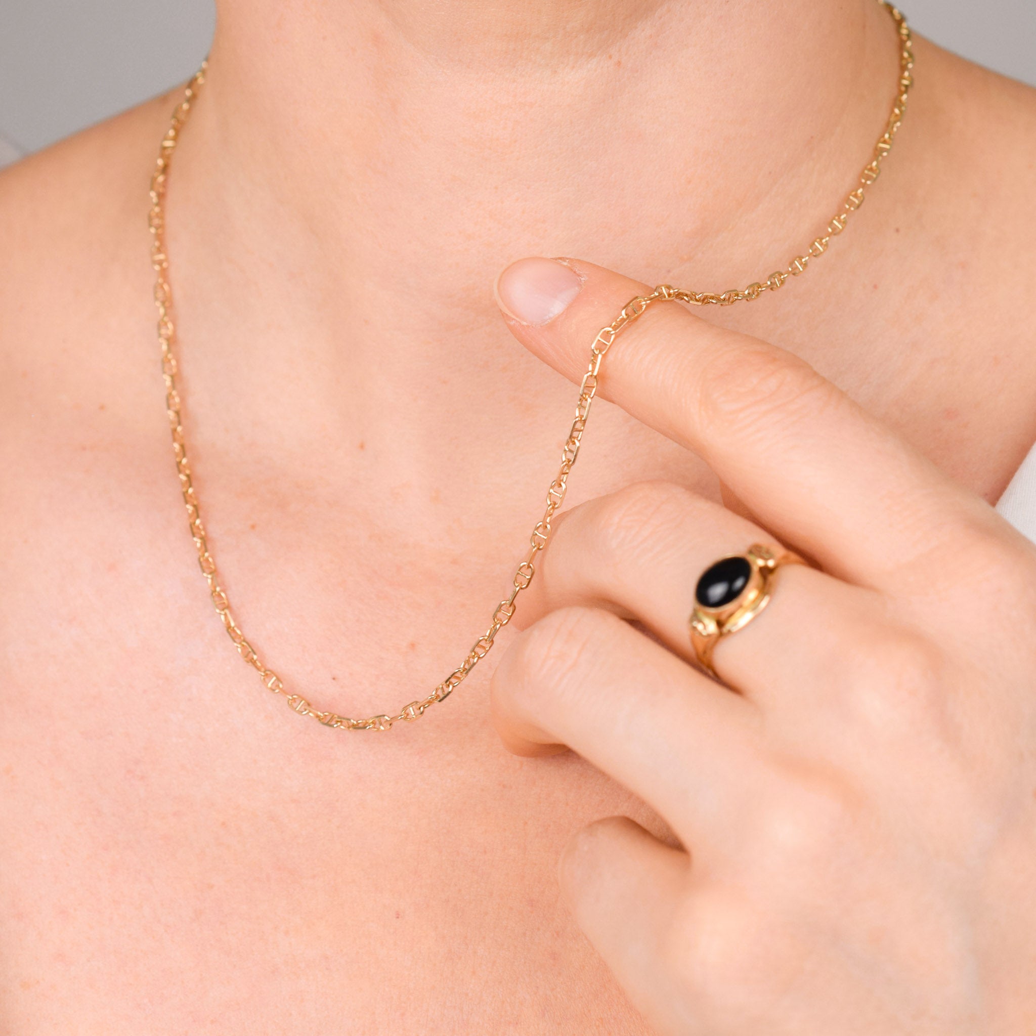 18.5" Mariner Link Necklace