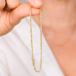 vintage gold Dainty Rope Chain Bracelet 