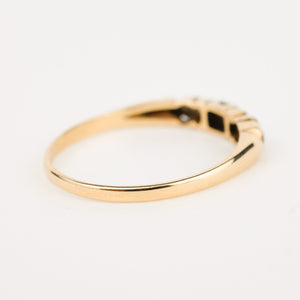 Antique gold Wedding Band