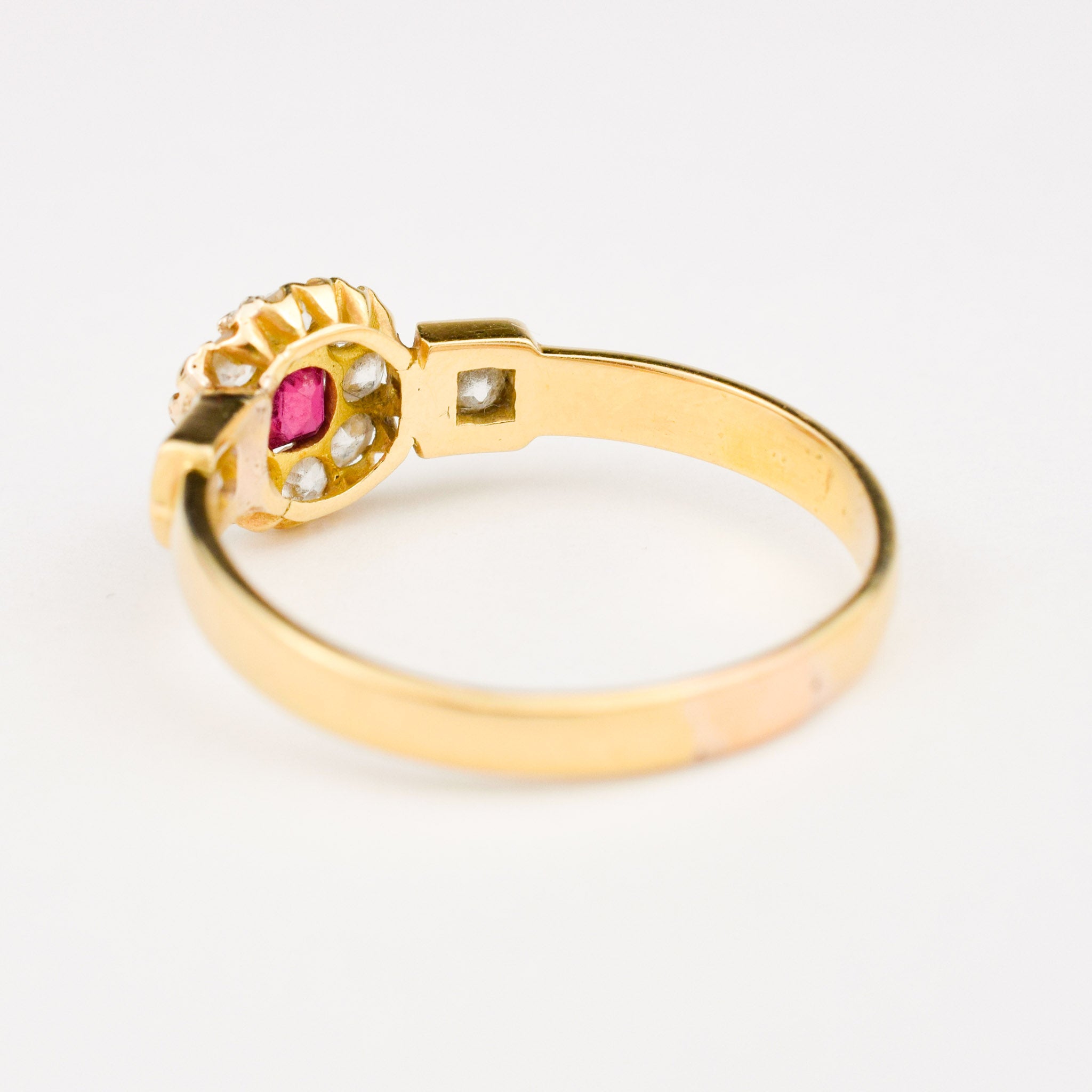 antique ruby and diamond ring