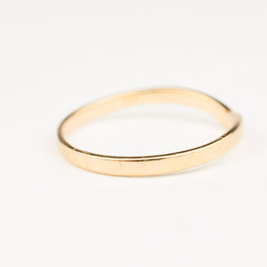 vintage 14k gold wishbone ring