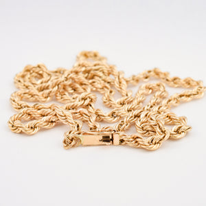 vintage gold 25" Chunky Rope Chain