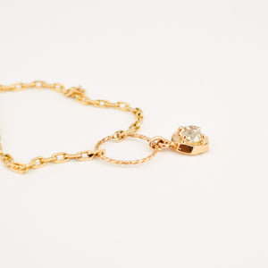 vintage gold diamond conversion necklace