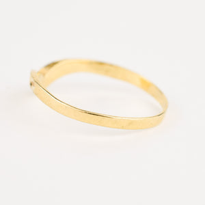 Chevron Gold Ring