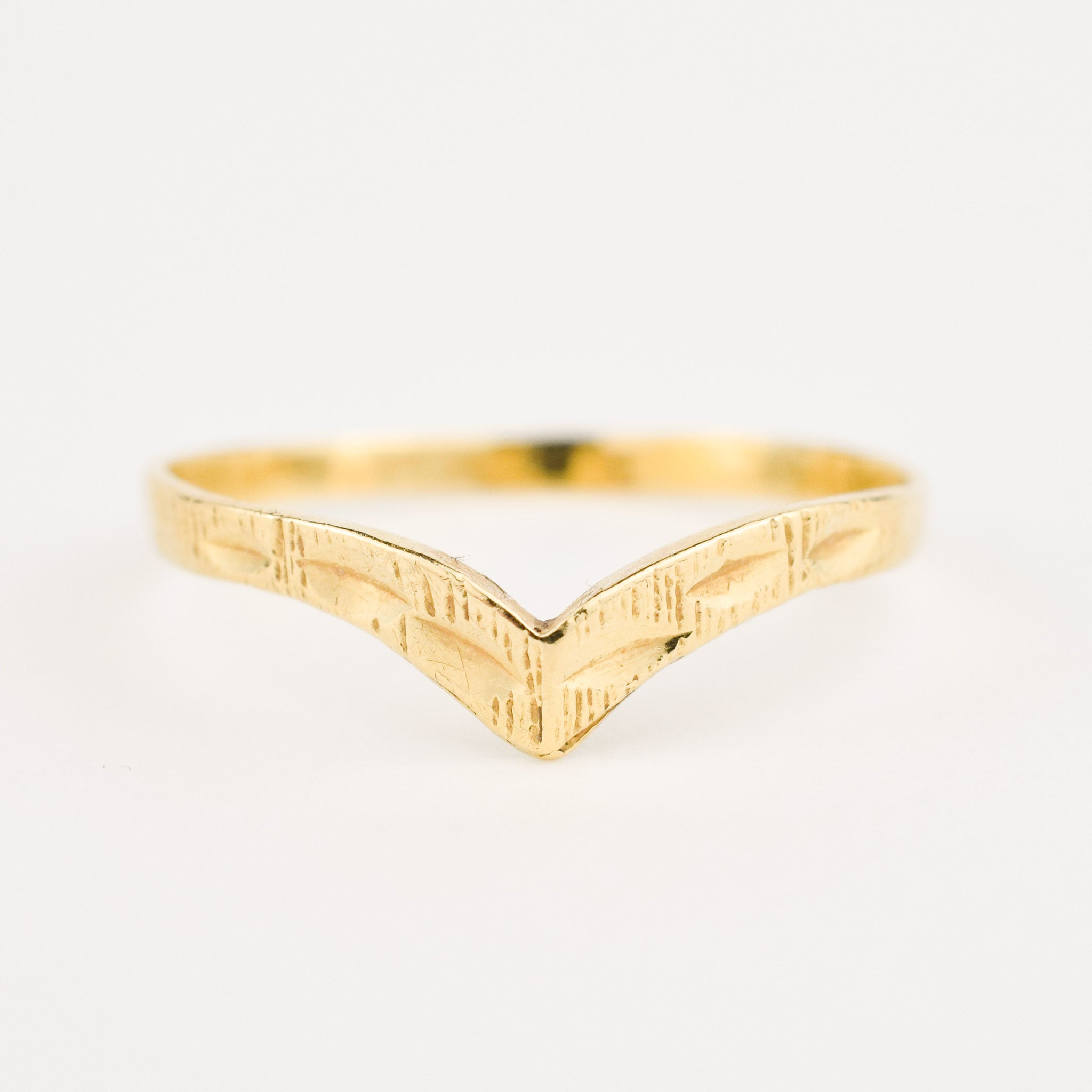 Chevron Gold Ring