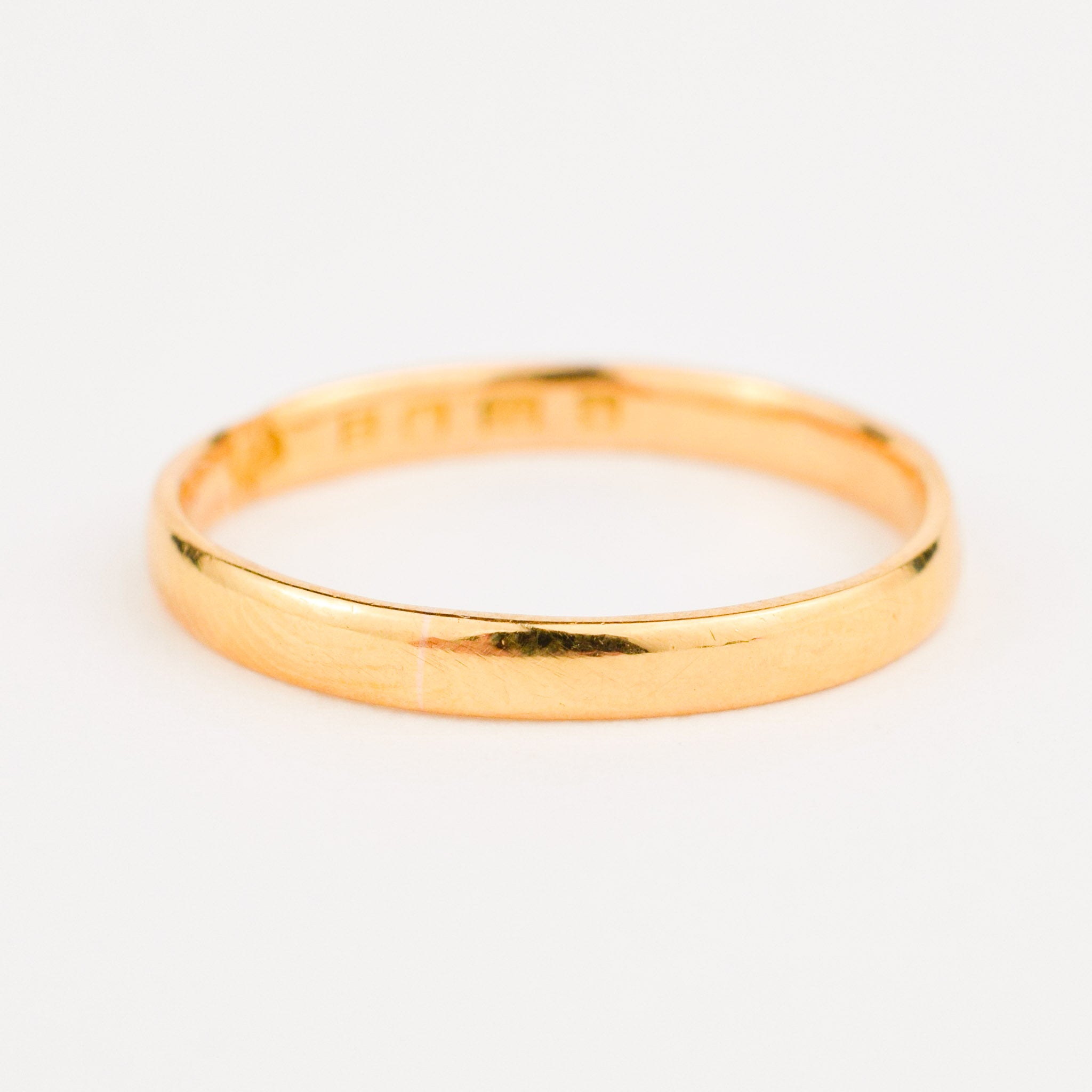 Antique birmingham 22k gold band 