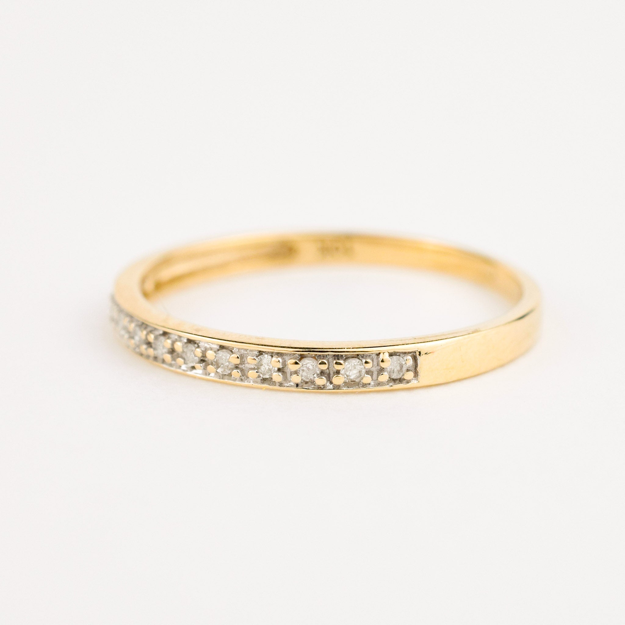 vintage gold diamond stacking ring vintage gold diamond stacking ring 