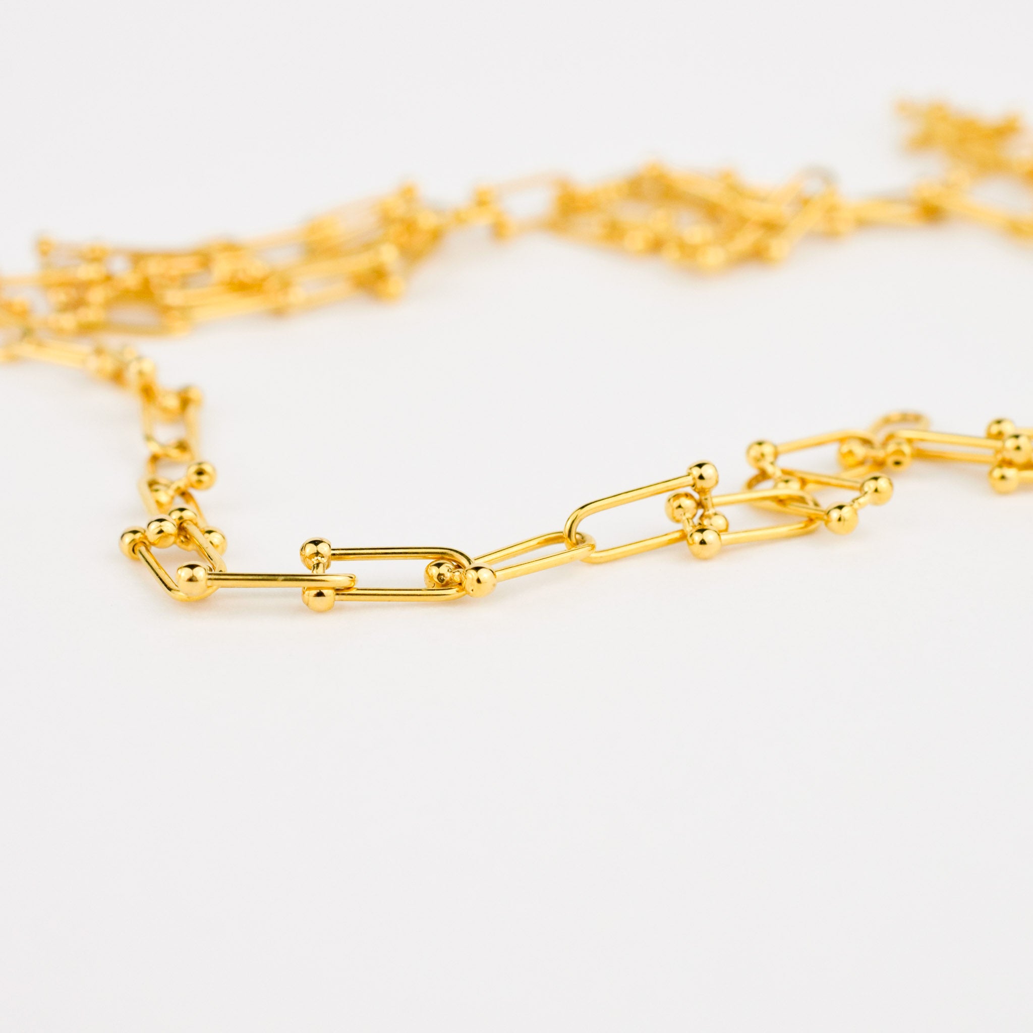 18k tiffany link chain necklace