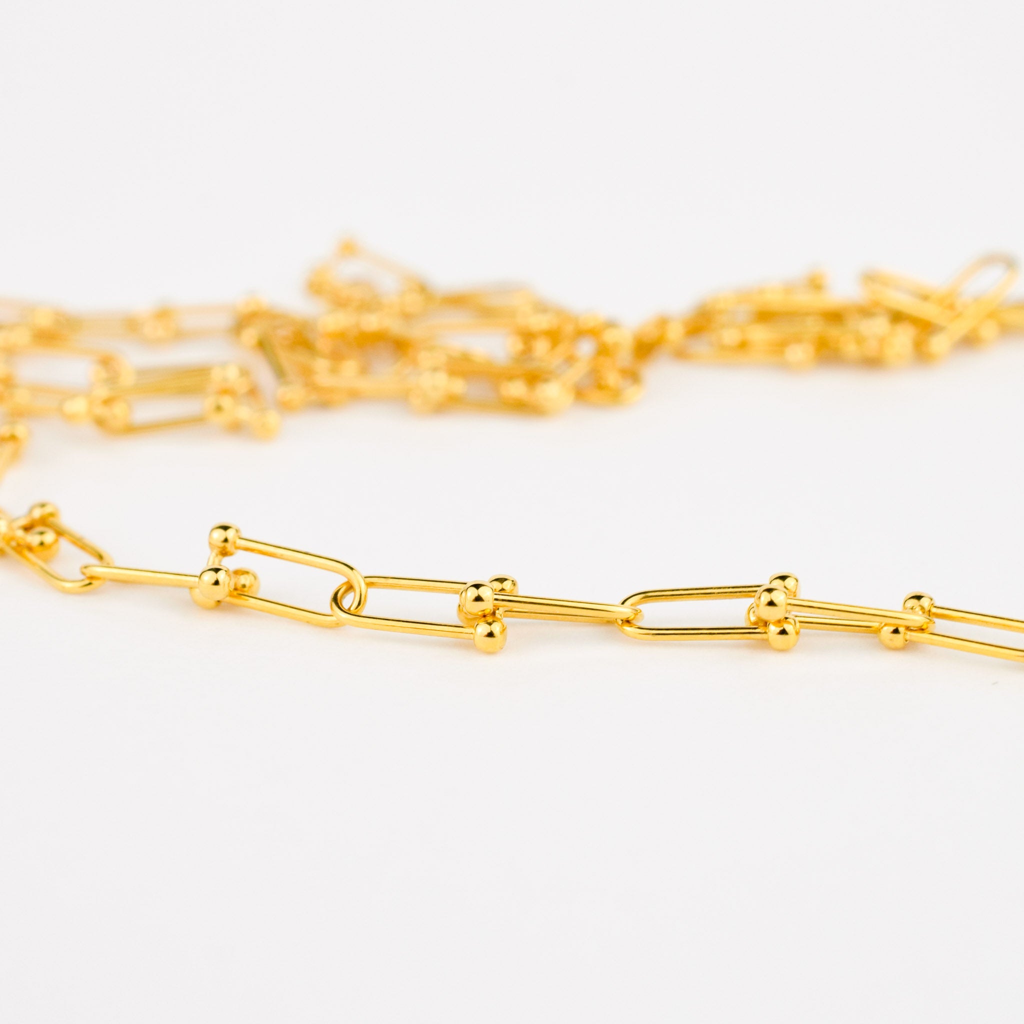 18k tiffany link chain necklace