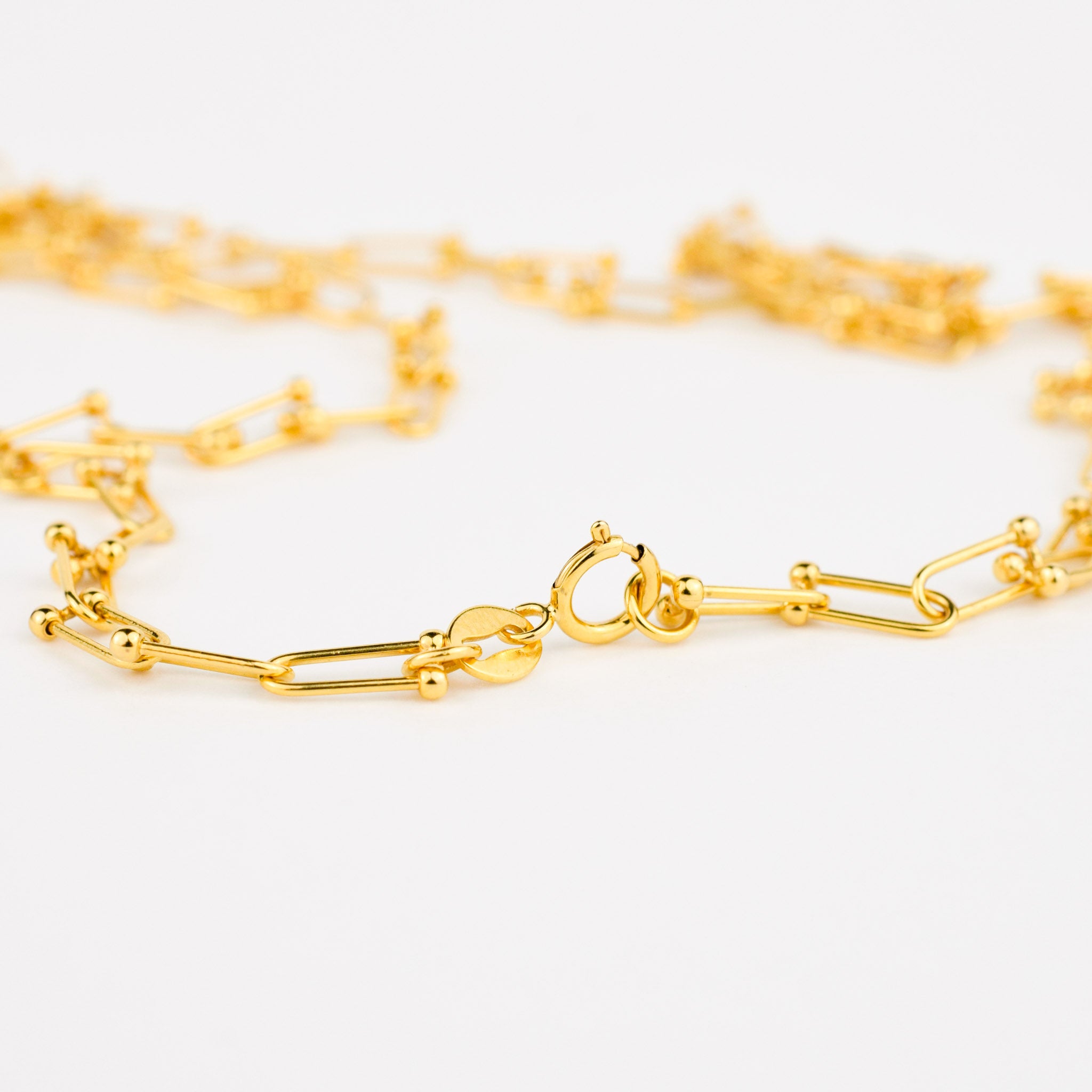 18k tiffany link chain necklace