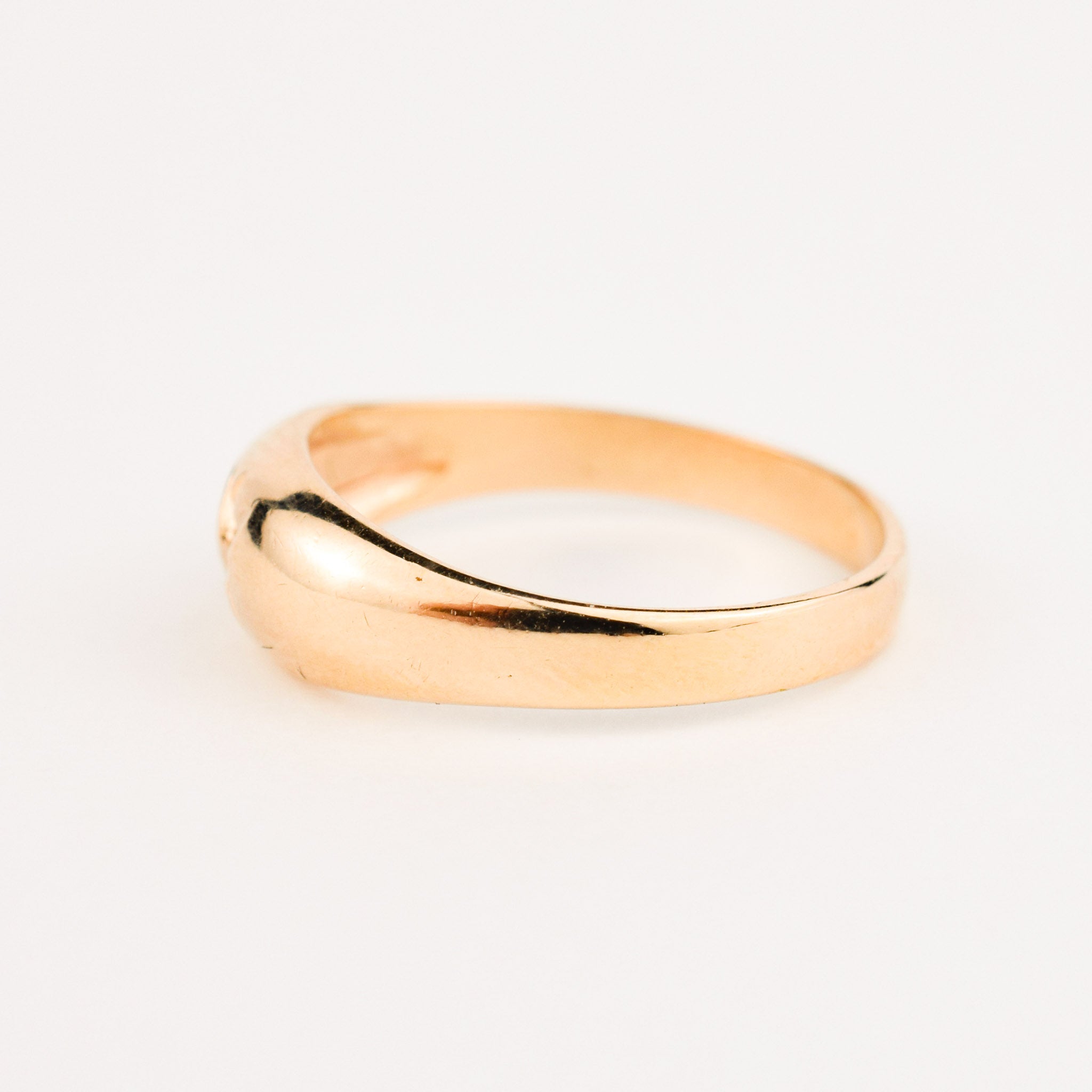 vintage gold diamond starburst ring
