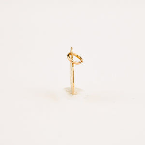 vintage gold baby leo pendant 