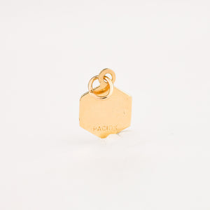 vintage gold baby leo pendant 