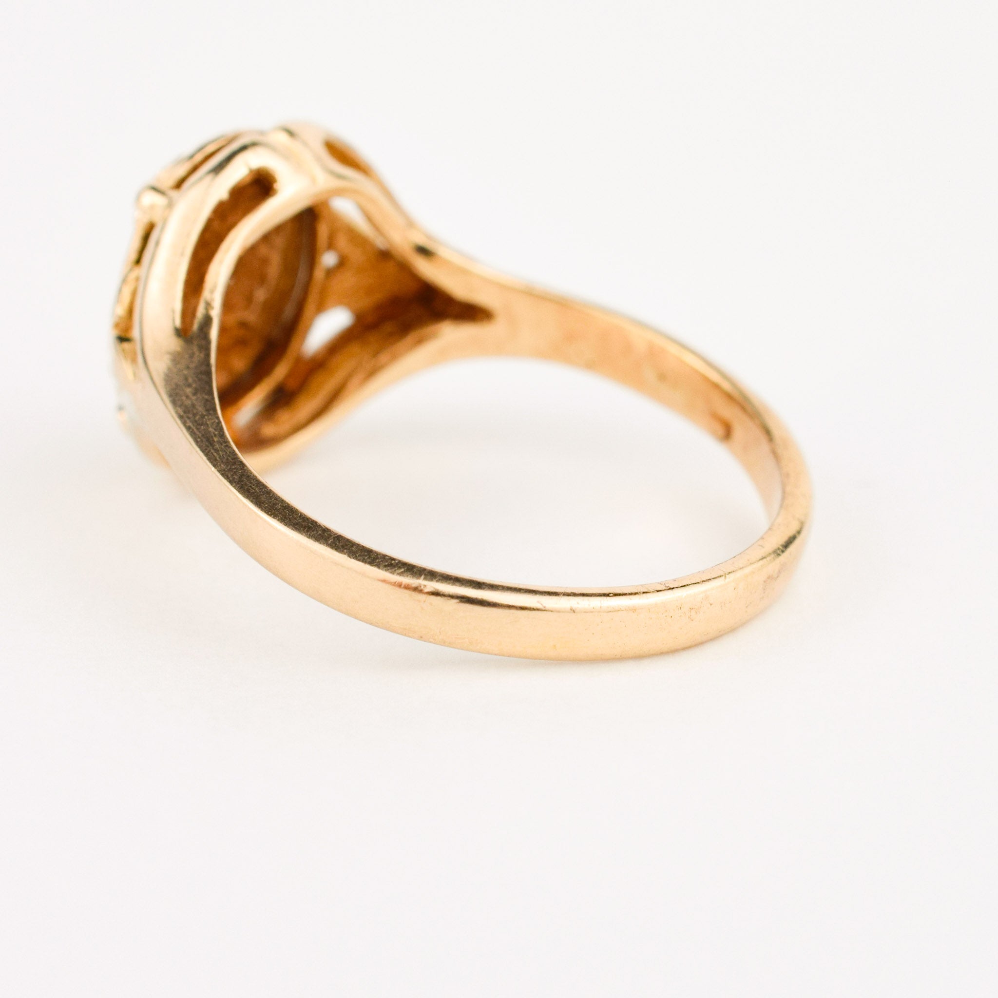 Gold Cameo Ring