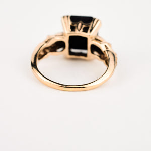 antique onyx and diamond ring 