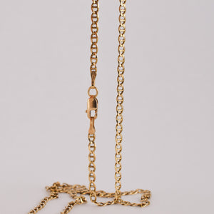 vintage mariner link chain necklace, folklor