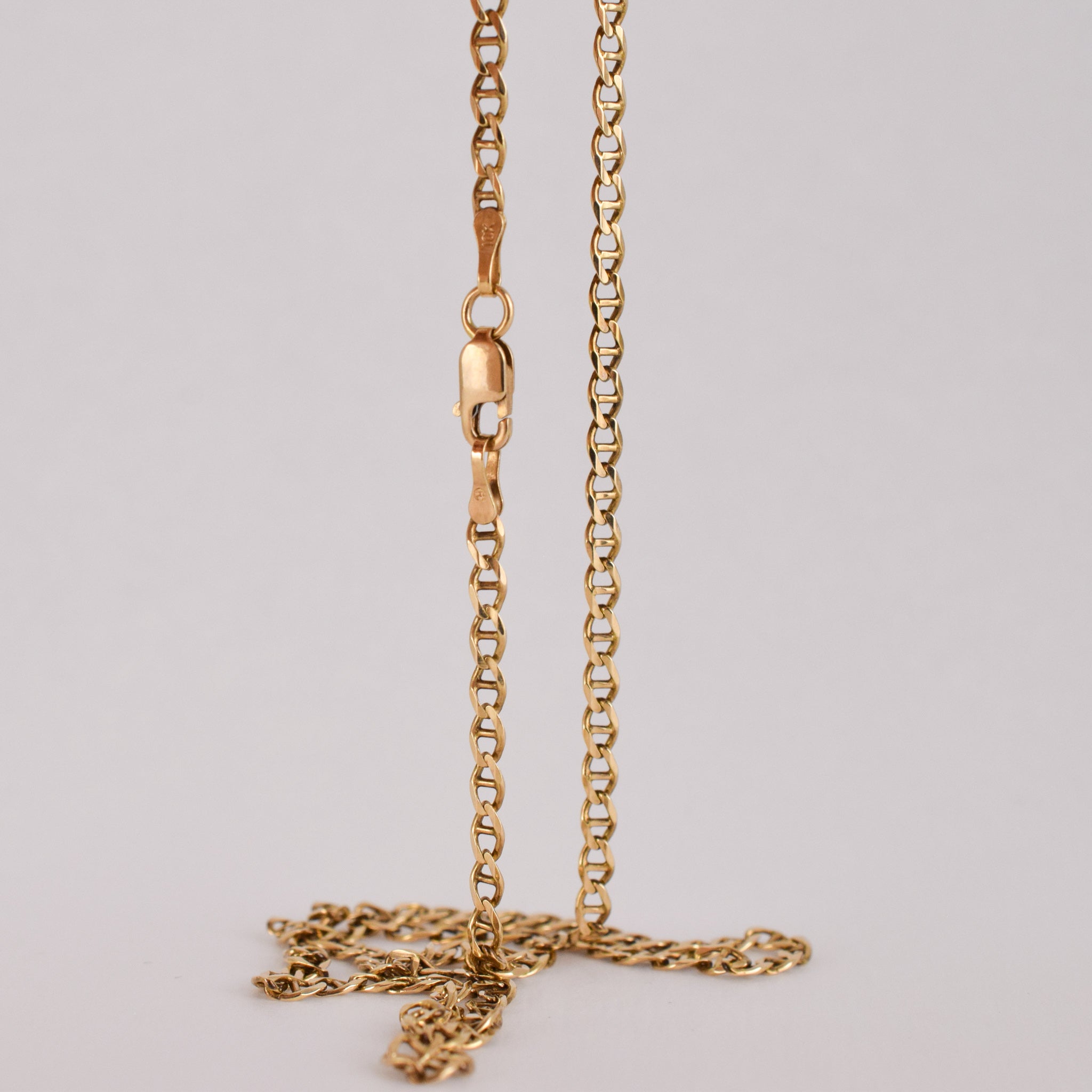 vintage mariner link chain necklace, folklor