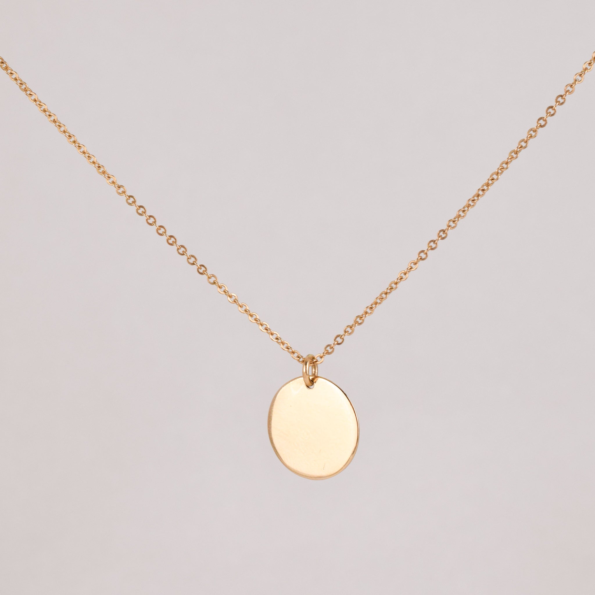 vintage gold disc necklace, folklor