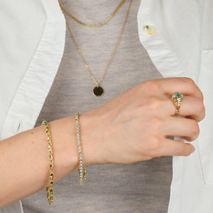 vintage gold nugget bracelet, folklor