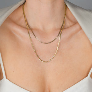 vintage gold curb chain, folklor