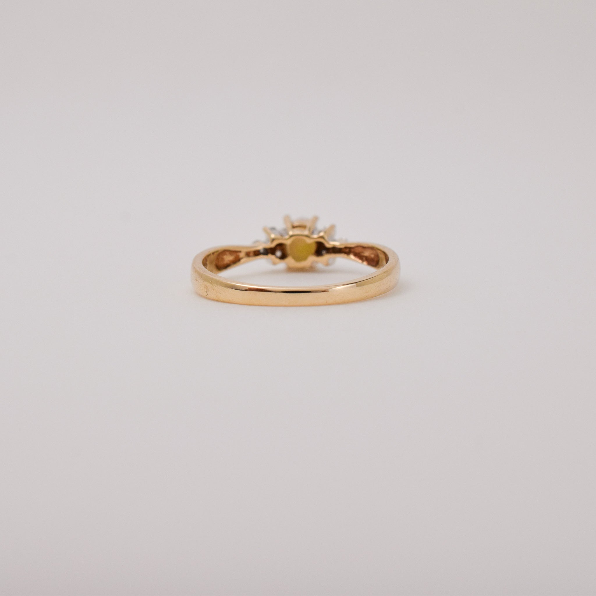 vintage opal and diamond ring, folklor