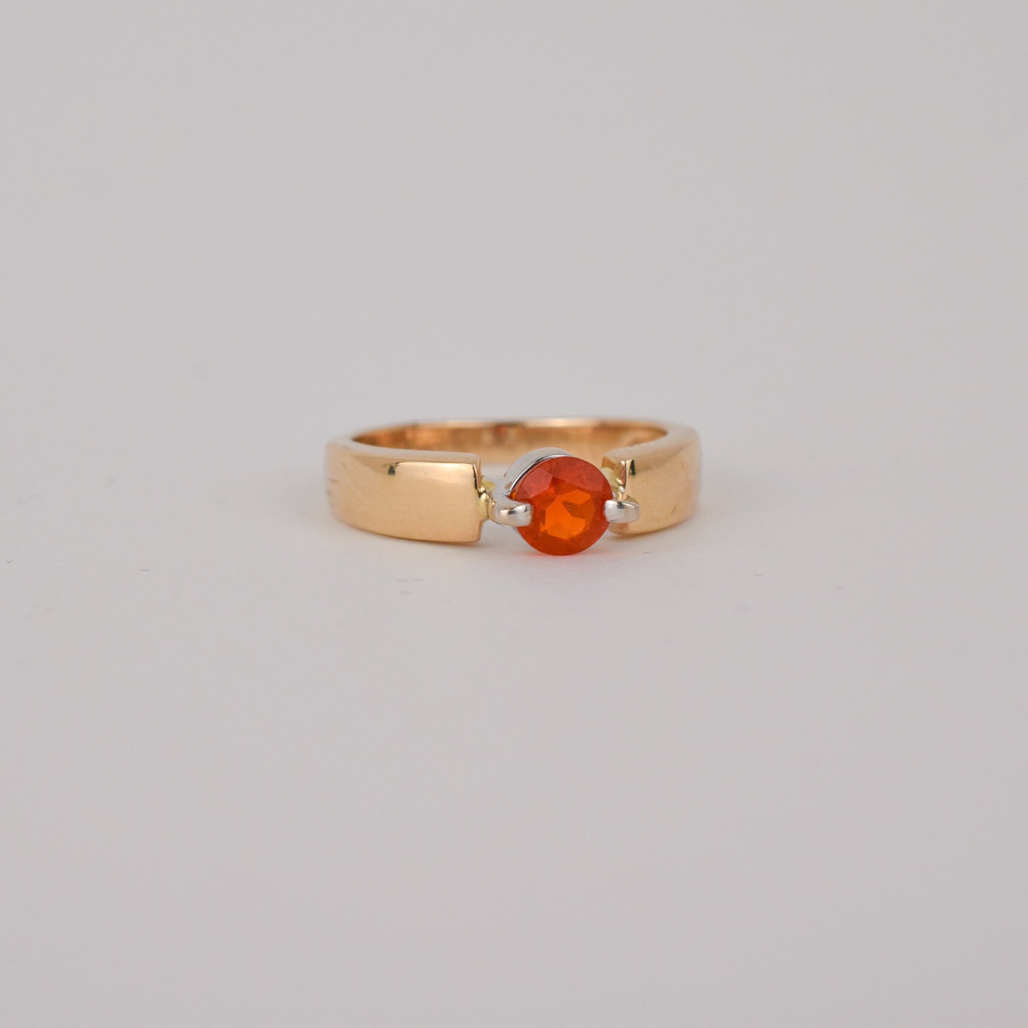 vintage gold fire opal ring, folklor