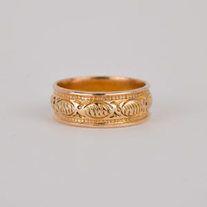 Phenomenal Gold Carved Band (10k)