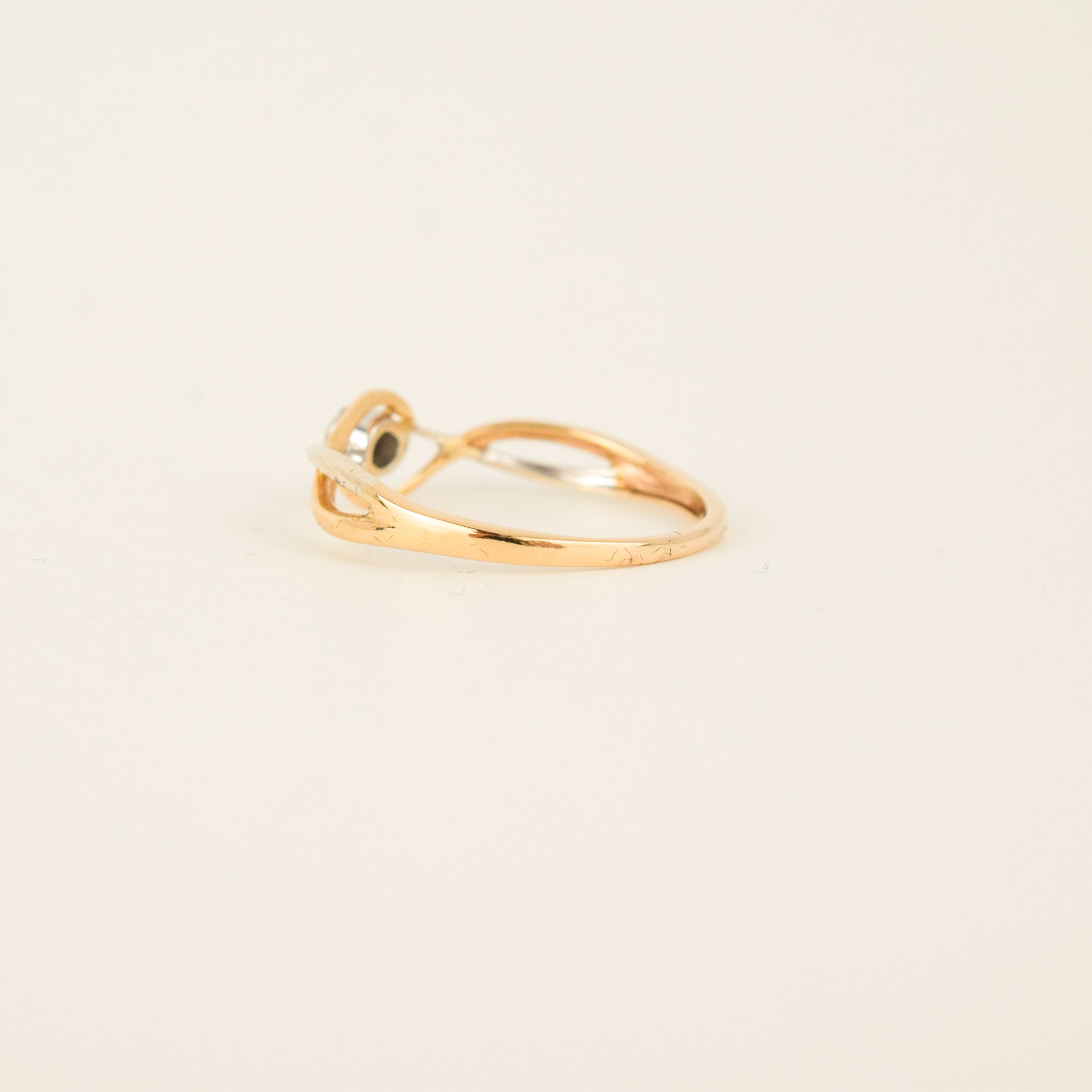Infinity Gold & Diamond Ring (10k)
