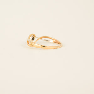 Infinity Gold & Diamond Ring (10k)