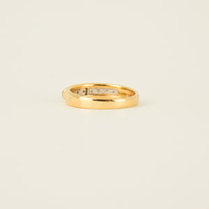 vintage gold and diamond band, folklor