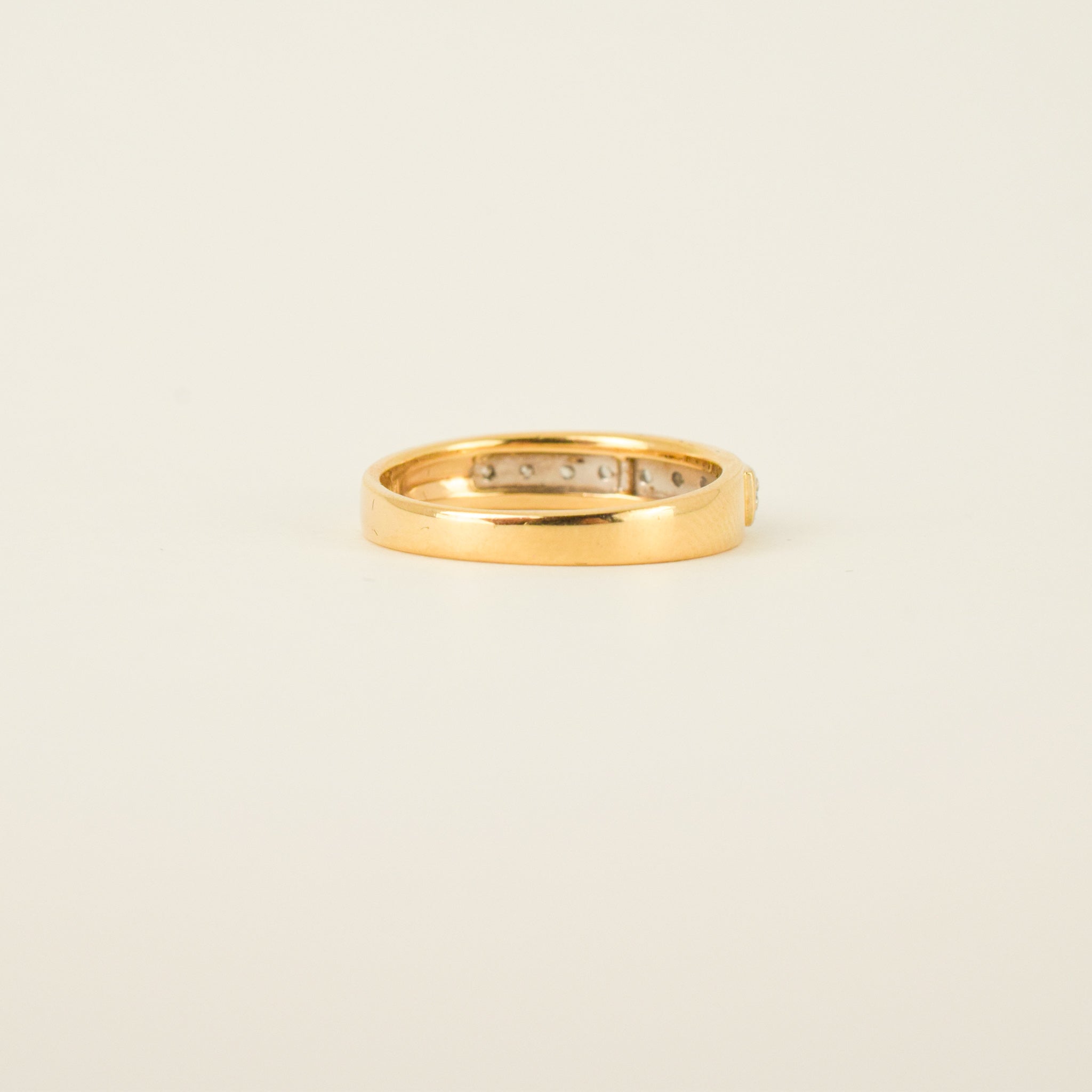 vintage gold and diamond band, folklor