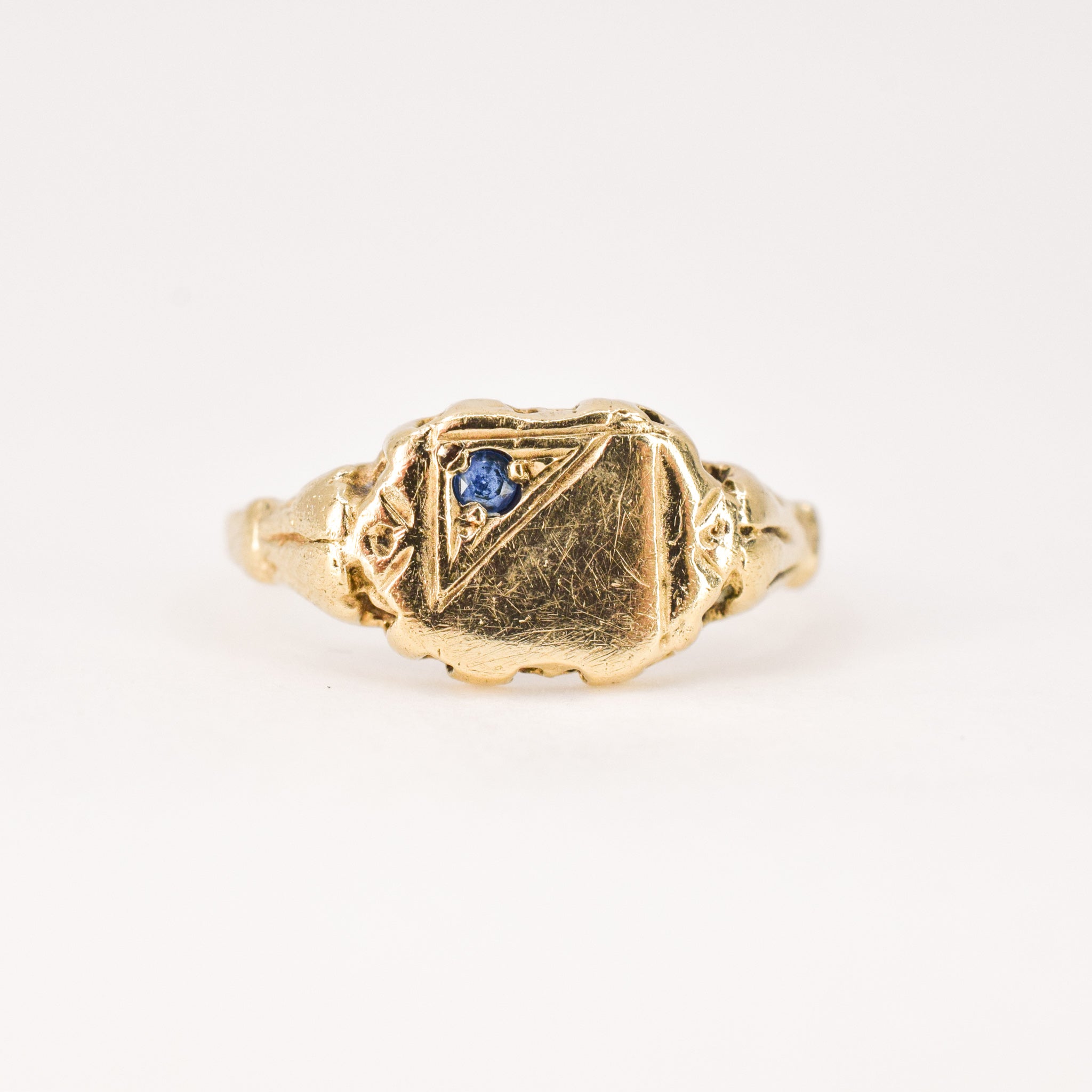 Sapphire Signet Ring (10k)