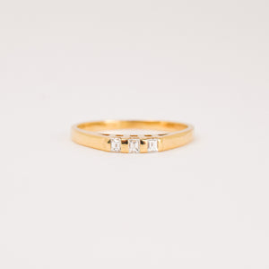 Trifecta Baguette Diamond Band (14k)