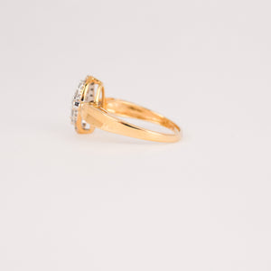 Diamond Navette Ring (10k)