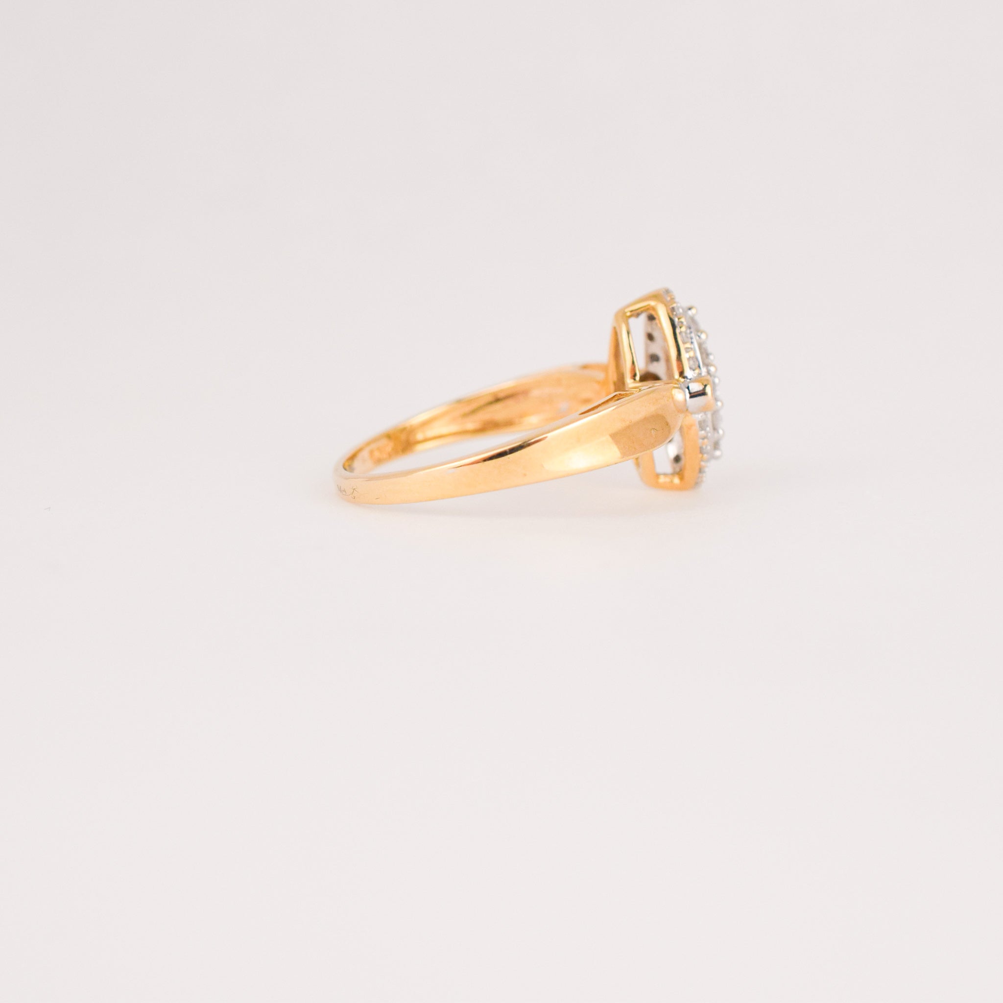 Diamond Navette Ring (10k)