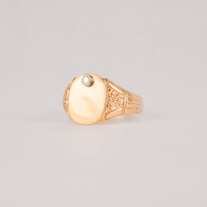 Diamond Signet Ring (10k)
