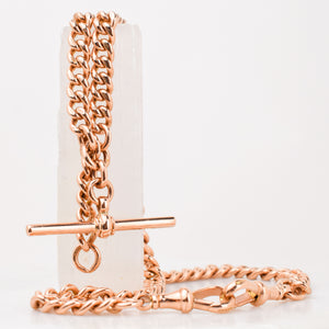 17" Double Albert Chain Pocket Watch Chain Necklace