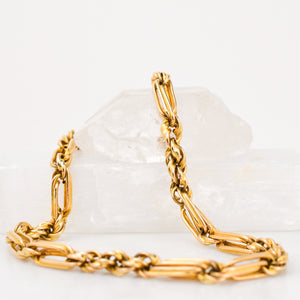 20" Chunky Rope and Bar Chain Necklace