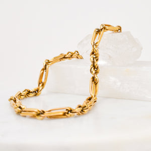 20" Chunky Rope and Bar Chain Necklace