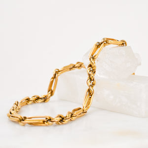 20" Chunky Rope and Bar Chain Necklace