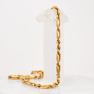 20" Chunky Rope and Bar Chain Necklace