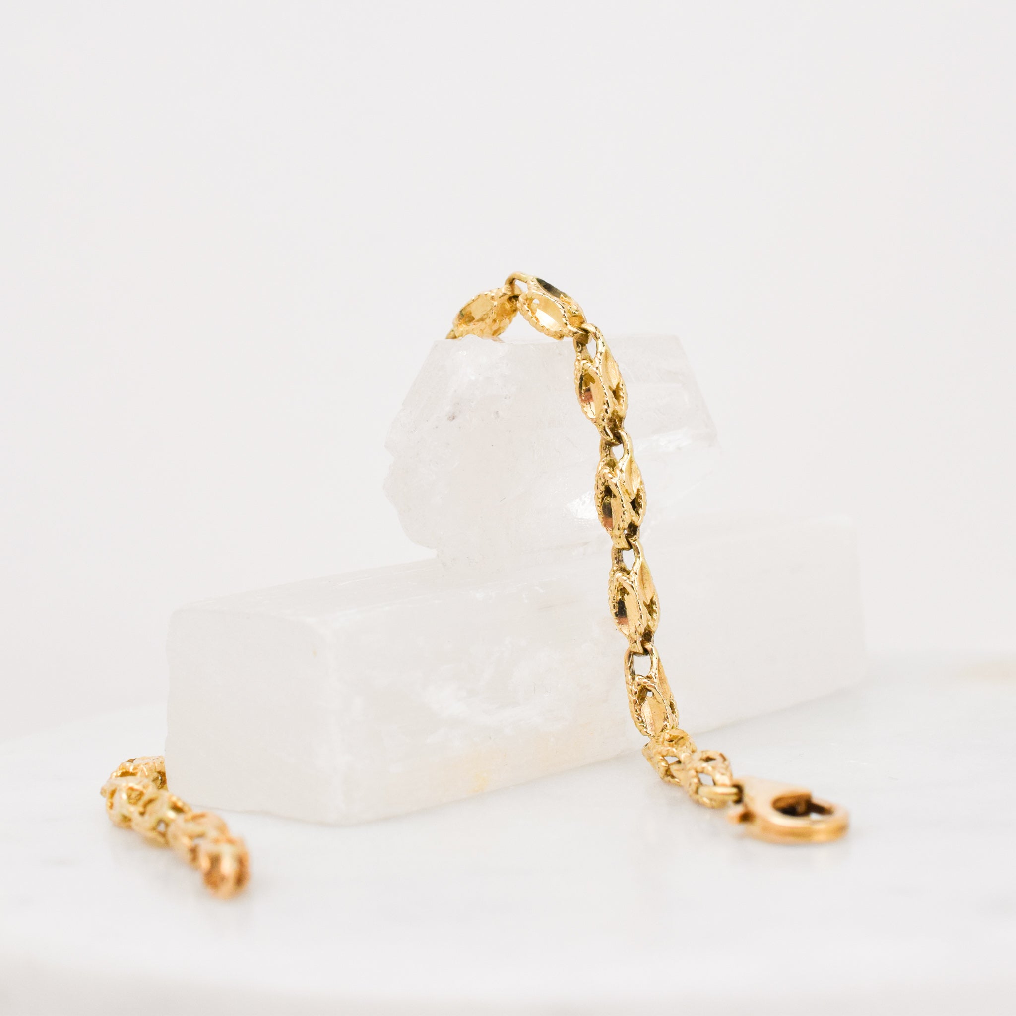 8" Gold Nugget Bracelet