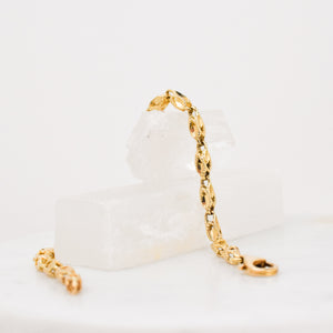8" Gold Nugget Bracelet