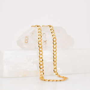 9" Curb Appeal Anklet (10k)