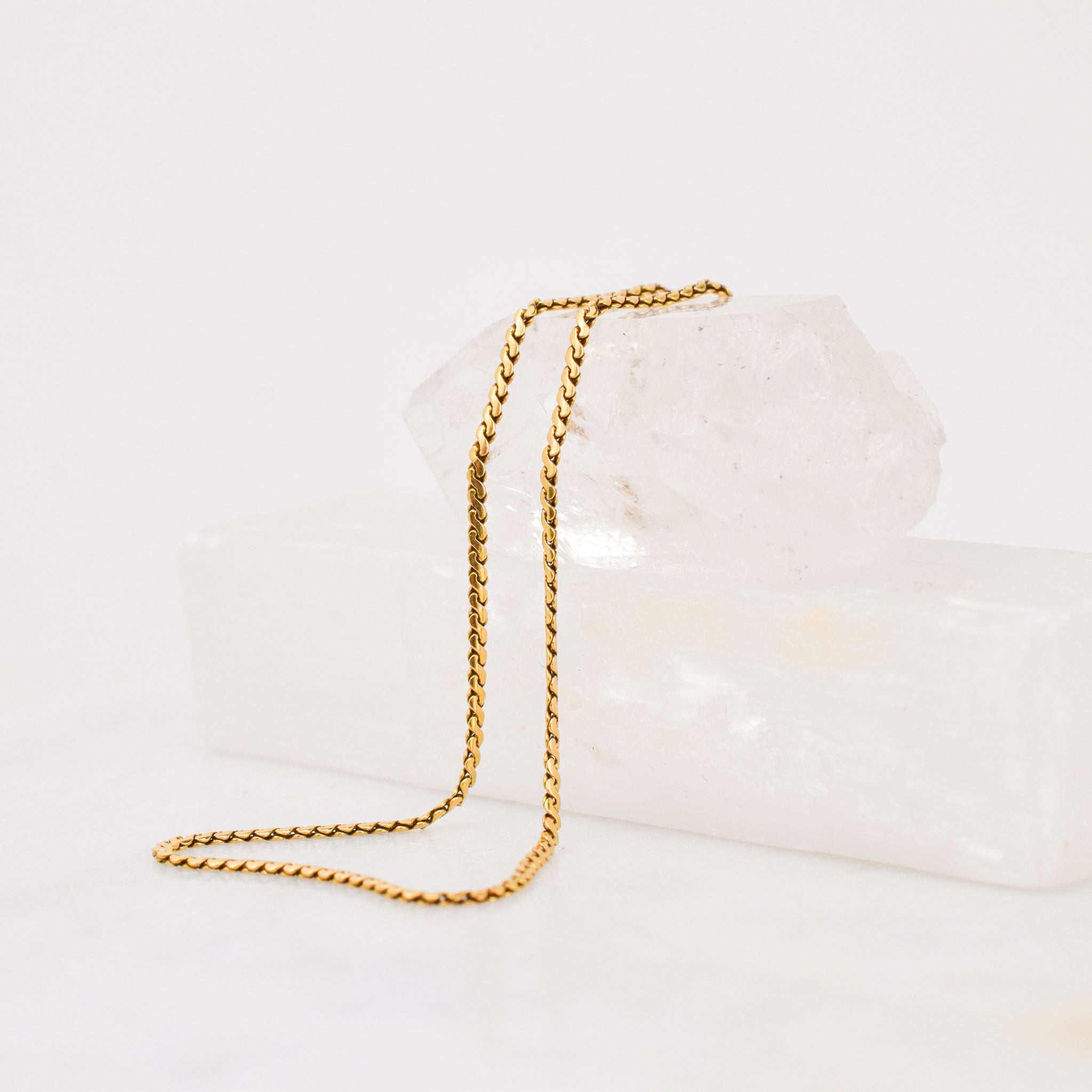 22" S Link Chain (18k)