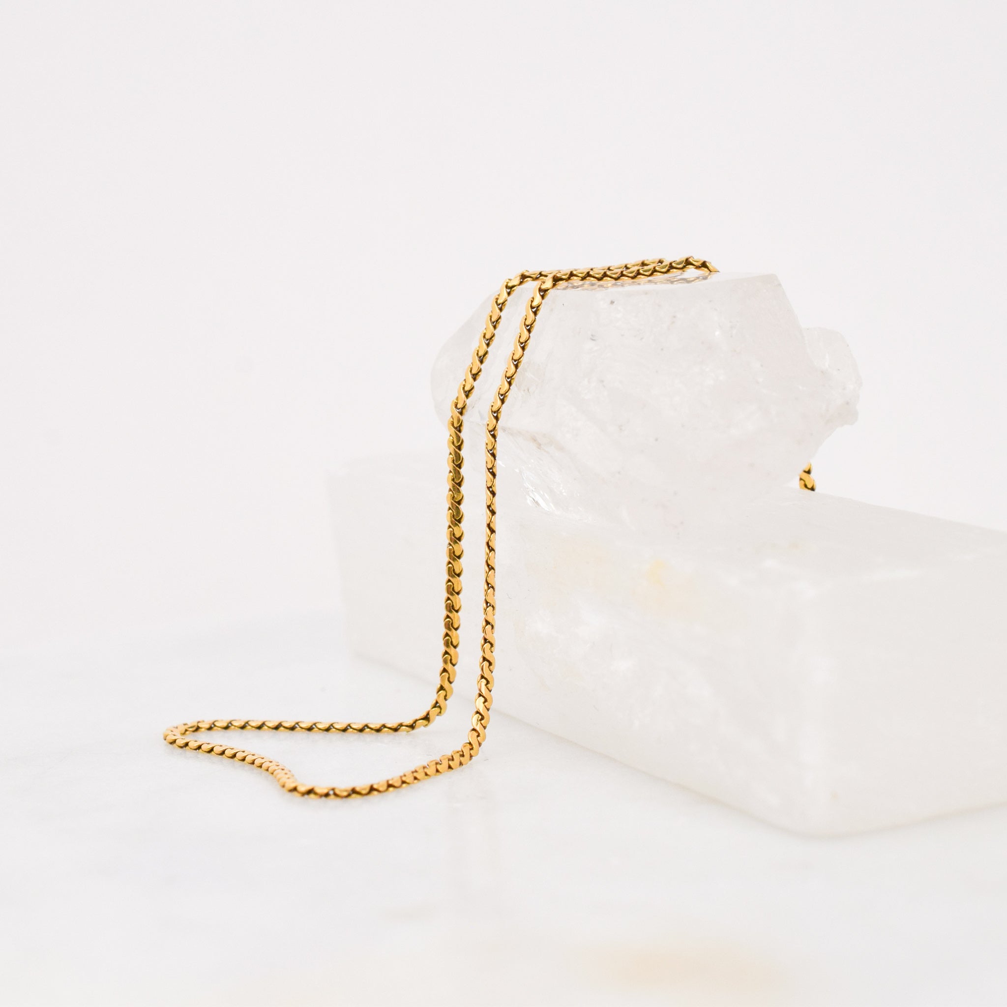 22" S Link Chain (18k)