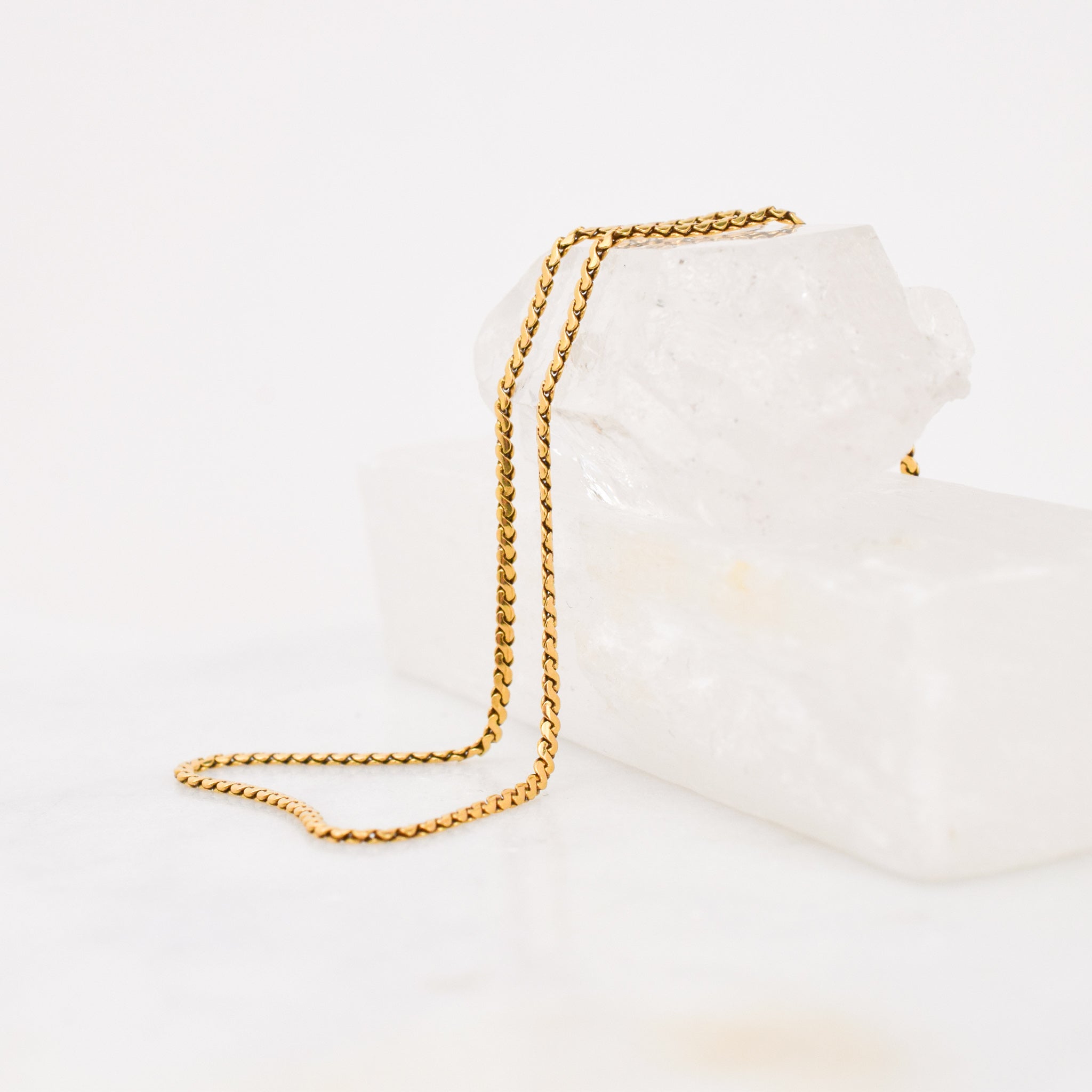 22" S Link Chain (18k)