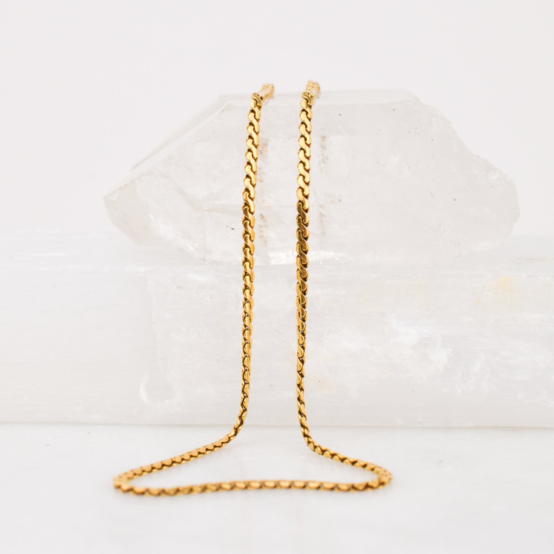 22" S Link Chain (18k)