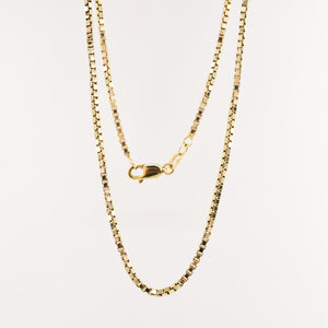 19" Sparkly Box Chain