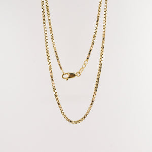 19" Sparkly Box Chain